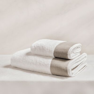 Handtuch aus 100 % Baumwolle, 600 g Sandbeige