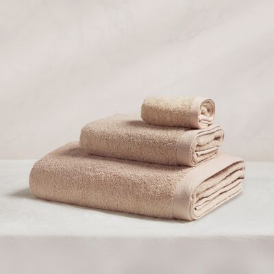 Handtuch aus 100 % Baumwolle, 550 g Ozeanbeige