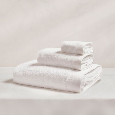 100% cotton towel 600g Ocean White