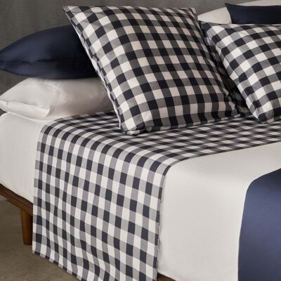 Blue Vichy Sheet Set