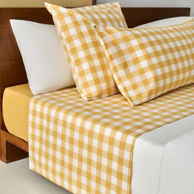 Vichy Mustard Sheet Set