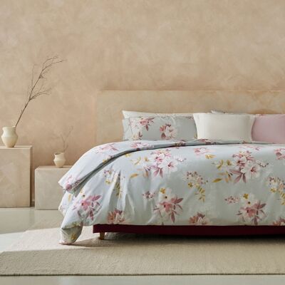 Bettbezug-Set aus Baumwolle mit Fadendichte 200 Eire Pink