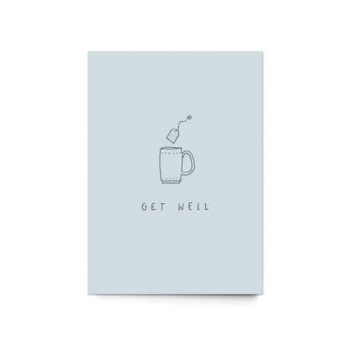 Postkarte "Get Well"
