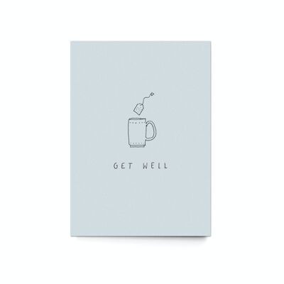 Carte postale "Get Well"
