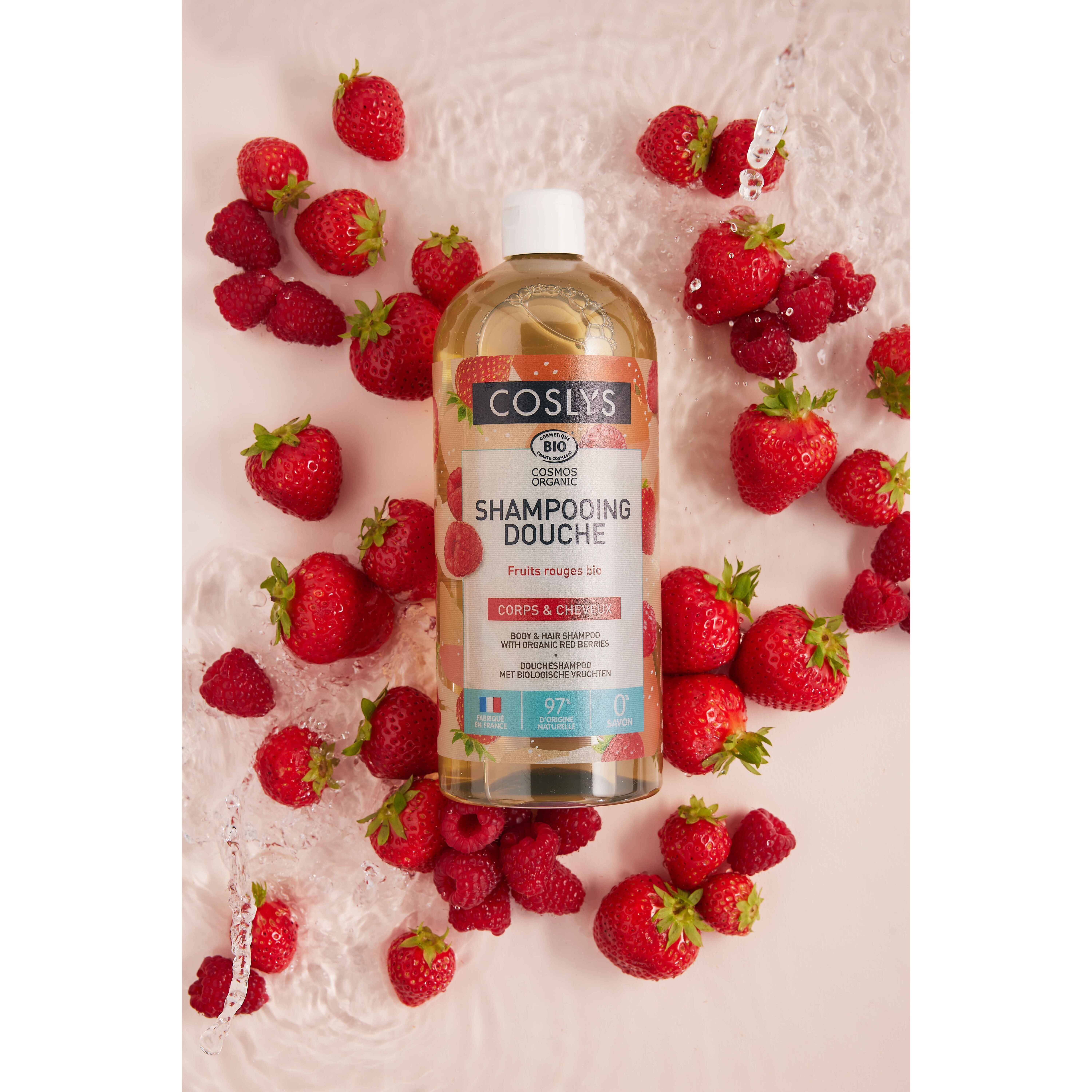Red fruits shower shampoo