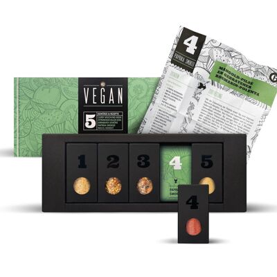 Spice Set Vegan - 5 spezie straordinarie - 5 ricette vegane