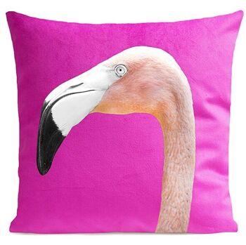 Coussin tropical - Mr. Flamingo 12