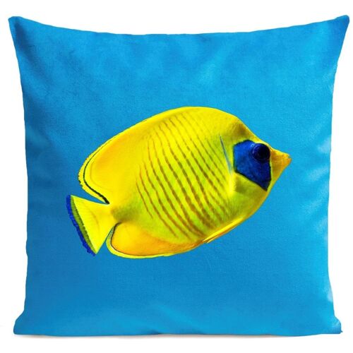 Coussin poisson - Yellow Fish