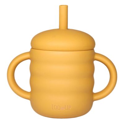 2IN1 CHILDREN'S GLASS - Mustard - 160ml