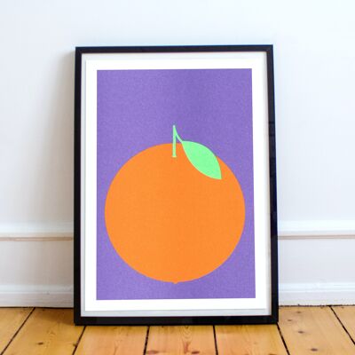 Affiche Artprint Orange