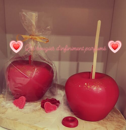 Bougie Bijoux Pomme d'amour