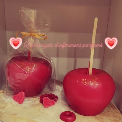 Bougie Bijoux Pomme d'amour