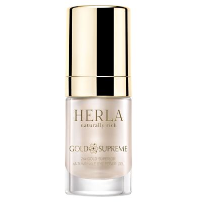 Super Anti-wrinkle lifting gel with 24k pure GOLD particles - Eyes - 15 ml - GOLD SUPREME - HERLA