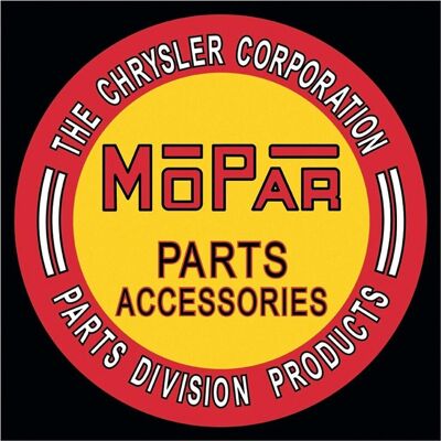 Plaque metal Mopar Parts Accessories