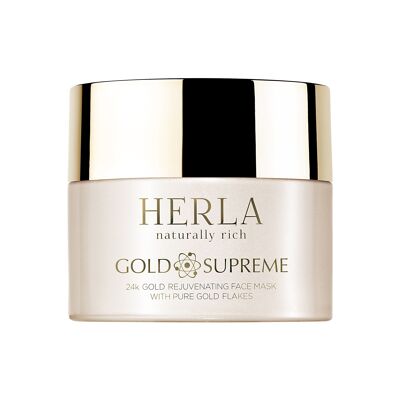 Regenerating facial treatment enriched with 24k pure GOLD particles - 50ml - GOLD SUPREME - HERLA