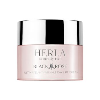 Crème de jour anti-ride  liftante ultime enrichie en extrait de roses noires - 50 ml - BLACK ROSE - HERLA 1