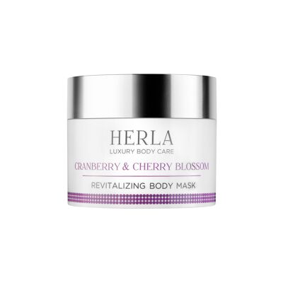 Revitalizing body mask with cranberry and cherry blossom extracts - 200ml - LUXURY BODY CARE - HERLA