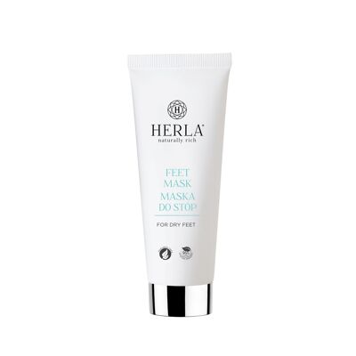 Nourishing and regenerating foot mask with eucalyptus and mint extracts - 75ml - HERLA