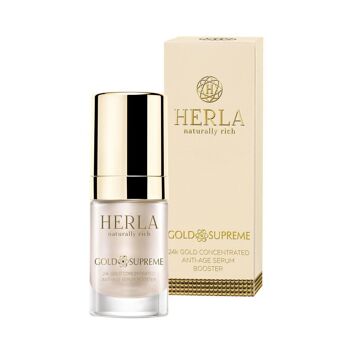 Coffret cadeau NOEL Super Anti-ride + Sérum de jeunesse - Visage - GOLD SUPREME - HERLA 4