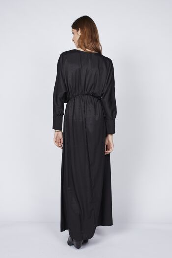 Robe en satin jacquard 1 3