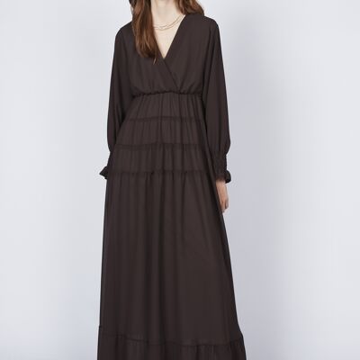 Robe longue à empiècements 1