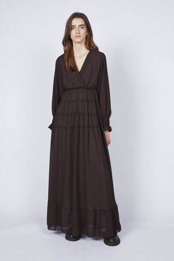 Robe longue à empiècements 1 1