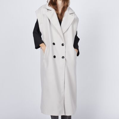 Gilet lungo oversize