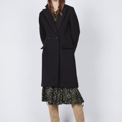 Embossed fitted coat 1