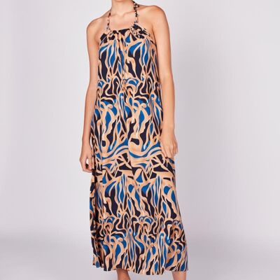 long halter dress