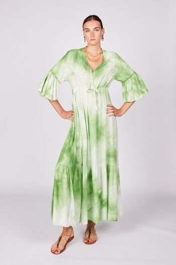 Robe longue tie-dye 1 1