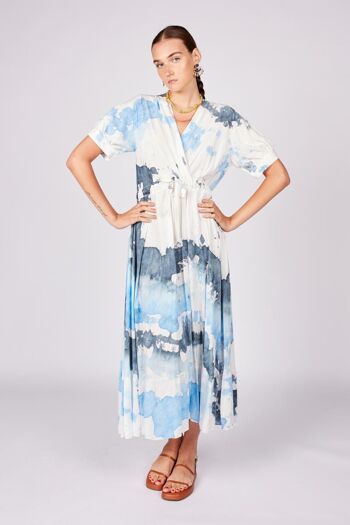 Robe longue tie-dye 2 1