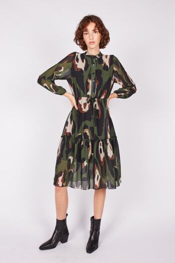 Robe imprimé militaire 1