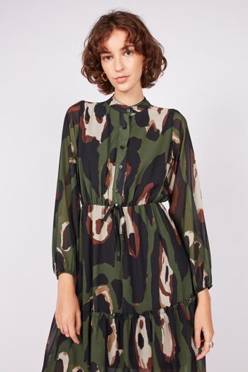 Robe imprimé militaire 2