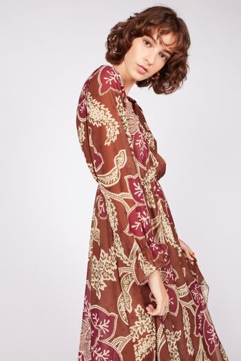 Robe longue imprimée 5 6