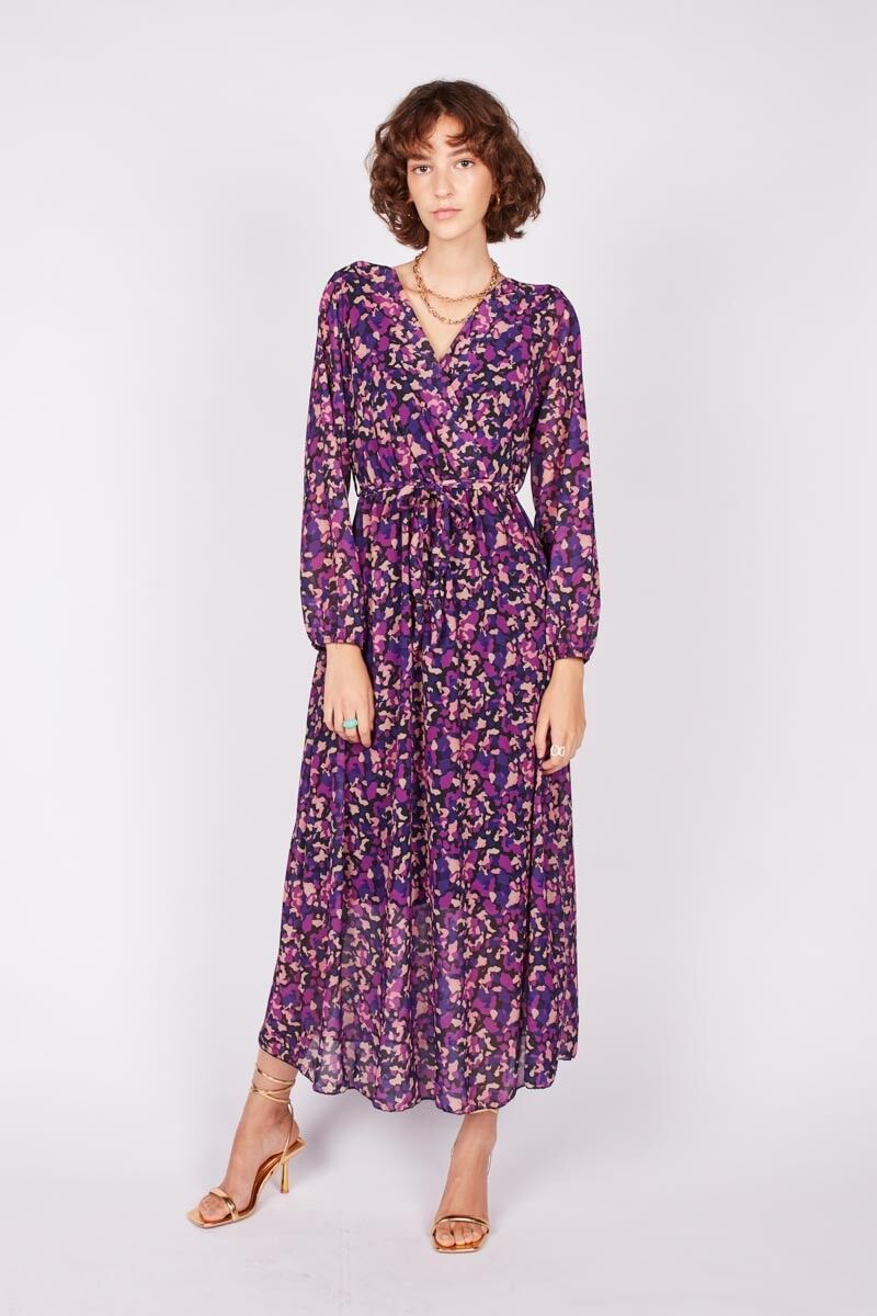 Abito lungo stampato 8