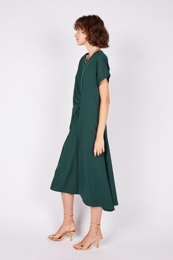 Robe midi drapée 2 2