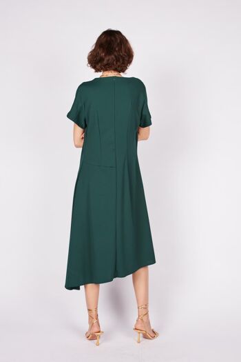 Robe midi drapée 2 3