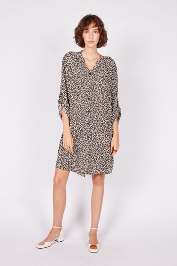 Robe Chemise Animale 2 1