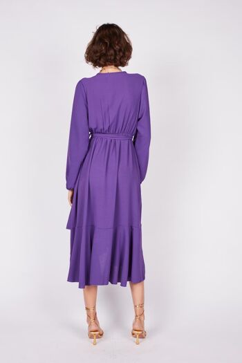 Robe midi à volants 1 3