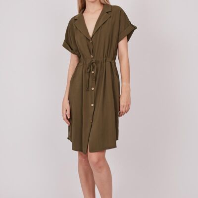 Short sleeve shirt dress 2