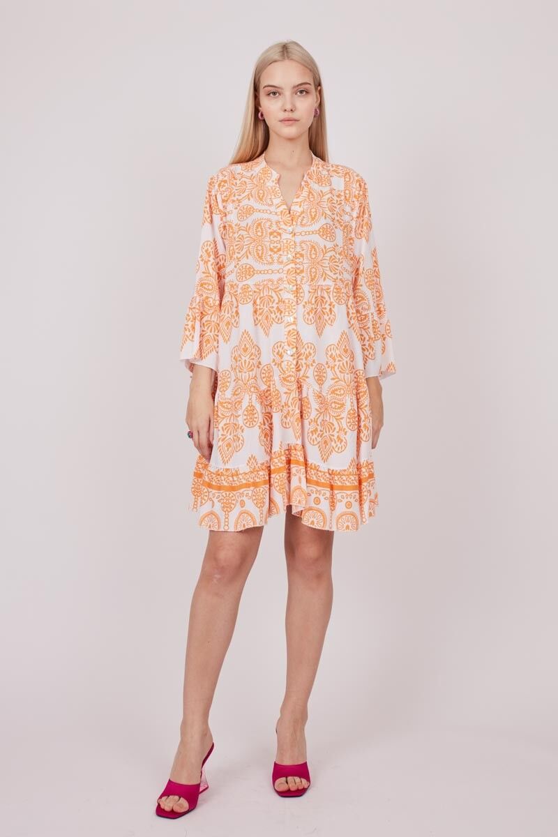 Abito con stampa fluida 2