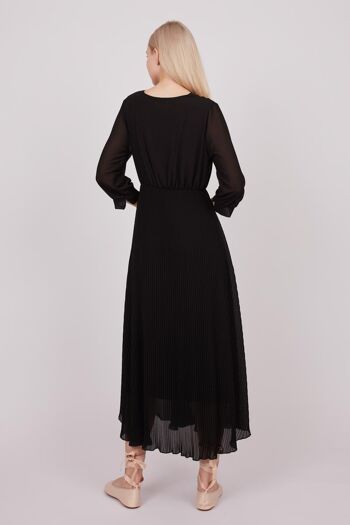 Robe longue micro plissée 1 6