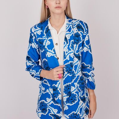 patterned blazer