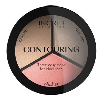 Contouring palette Ideal Face Ingrid Cosmetics 2