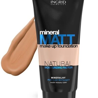 Base de maquillaje ideal mate (tubo de plástico) Ingrid Cosmetics - I MAKE UP FOUNDATION IDEAL MATT TUBA 304