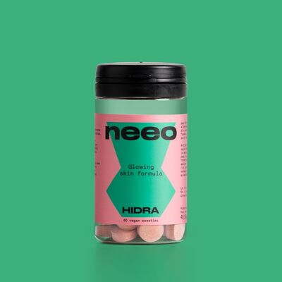 HIDRA Glowing Skin Supplement - 60 vegane Süßigkeiten - 1-Monats-Kur