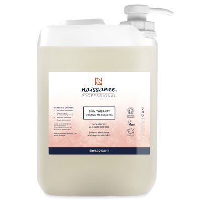 Olio da massaggio biologico Skin Therapy Ricarica (5L)