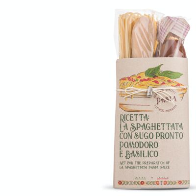 Spaghettata Tomaten-Basilikum-Pasta-Kit