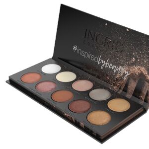 Palette de 10 ombres à paupières NUDE & Natural Beauty - 25g - Ingrid