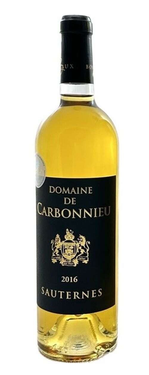 Domaine de Carbonnieu SAUTERNES 2016 Liquoreux / Sweet Wine / HVE3